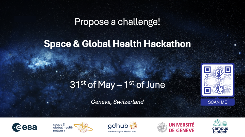 Innovate now: call for Health and EO hackathon challenges