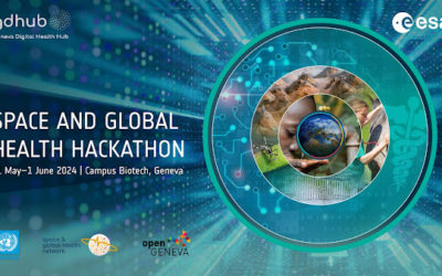 Lunchtime Pitches: Discover the Space and Global Health Hackathon Challenges.